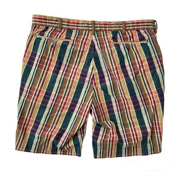 Ralph Lauren Shorts India Madras Men Size 34 Classic Fit 9” Plaid Cotton… - Picture 2 of 8